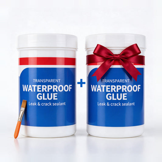 Transparent Waterproof Glue with Brush (Pack of 2)